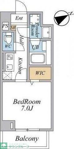 スカイグランデ船橋の物件間取画像