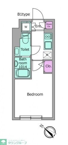 ラクラス南行徳の物件間取画像
