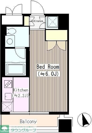パークフラッツ松戸の物件間取画像