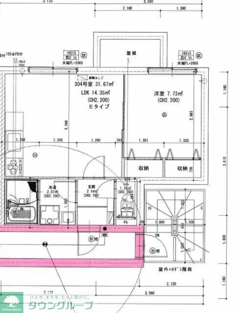 ハイスタンダード堀切の物件間取画像