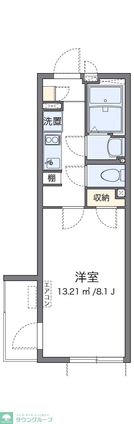 クレイノNLエヌズラント Iの物件間取画像