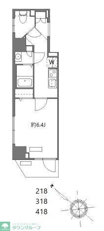 エヌステージ西船橋市川の物件間取画像