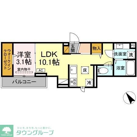 D-ROOM南花園の物件間取画像