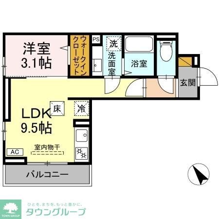 D-ROOM南花園の物件間取画像