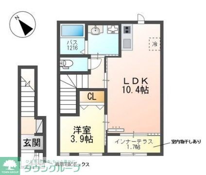 (仮称)船橋市駿河台2丁目新築アパートの物件間取画像