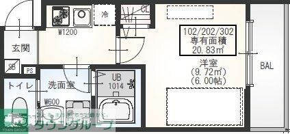 GRADUS二和向台IIの物件間取画像