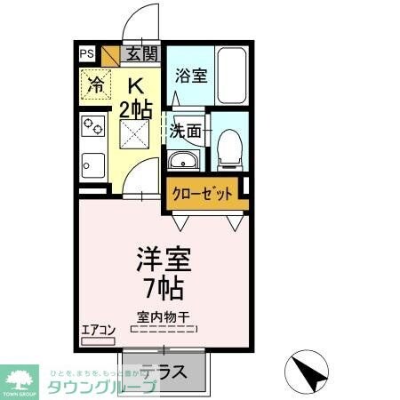 シャングリラの物件間取画像