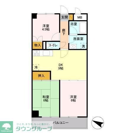 YS習志野台の物件間取画像