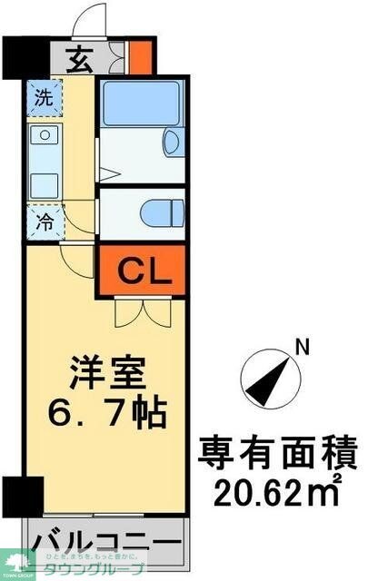 イーストベイ・船橋本町の物件間取画像