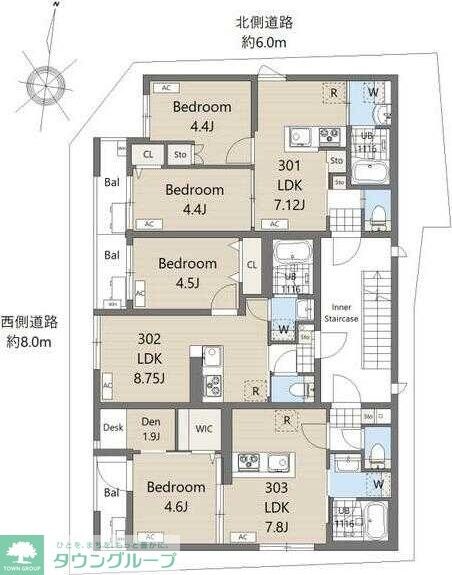 クレディ新小岩の物件間取画像