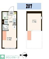 ル・ブラン小岩の物件間取画像