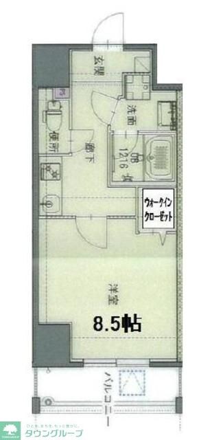 ユリカロゼ篠崎駅前の物件間取画像