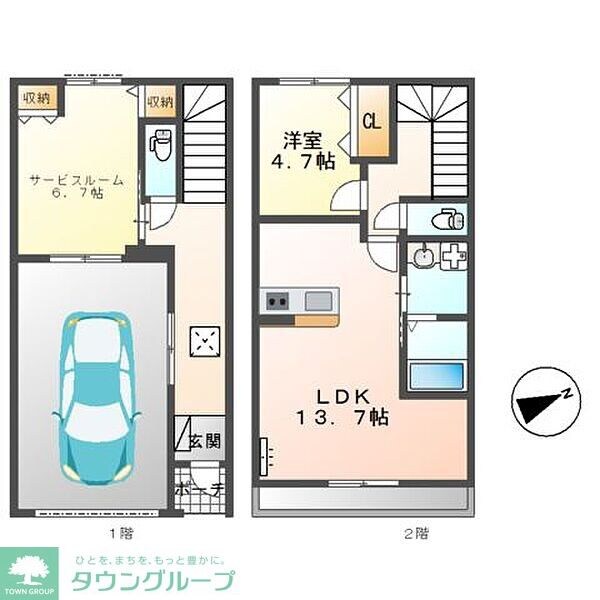 G・シエルクレールの物件間取画像