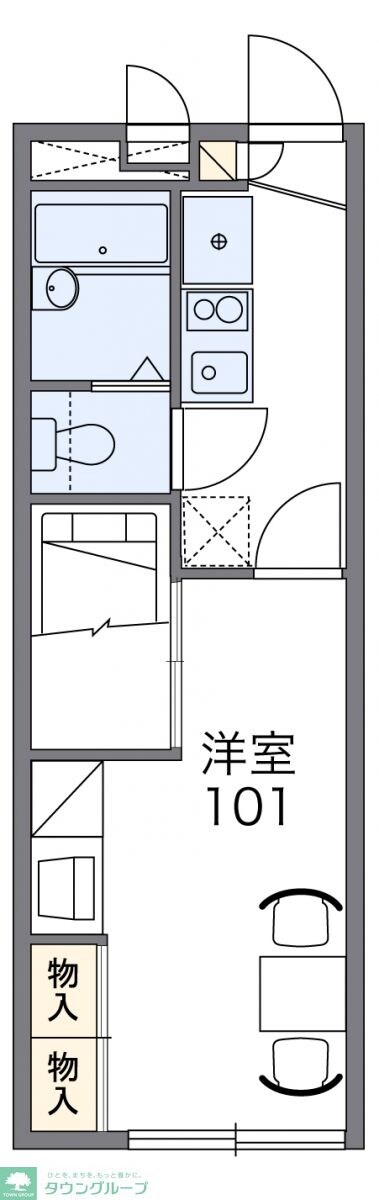 レオパレスアース21の物件間取画像