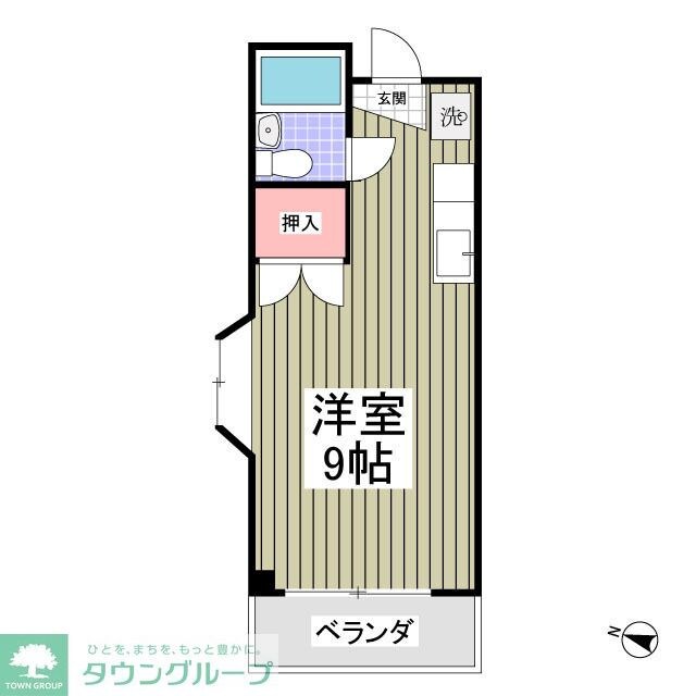 グロリアマンションの物件間取画像