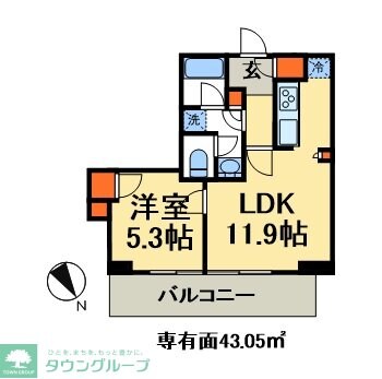 津田沼 ザ・タワーの物件間取画像