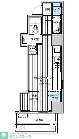 レ・ソール本八幡パラシオンの物件間取画像