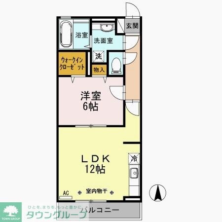 AROUSEの物件間取画像