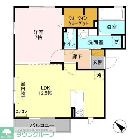 コンフォートIの物件間取画像