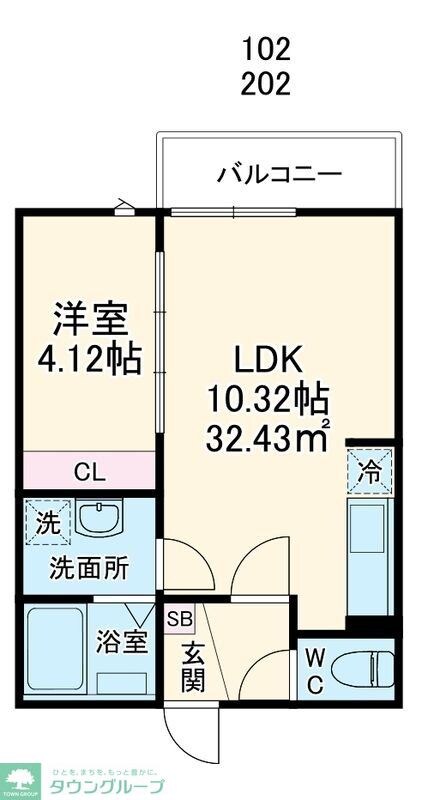 GRADUS祐光(祐光1丁目)の物件間取画像