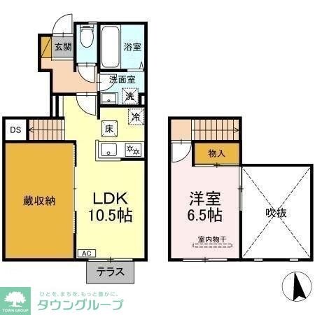 1007-KURA1号棟の物件間取画像