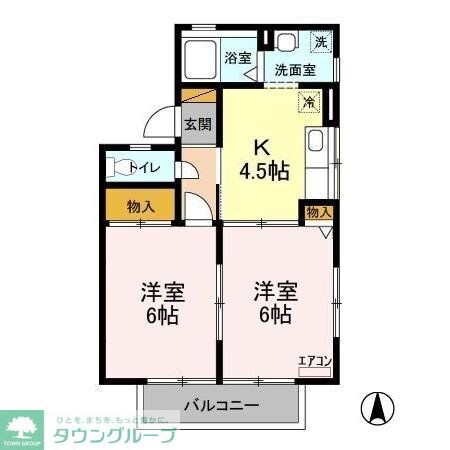 NJ・Courtの物件間取画像