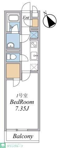 ウィンドテラス大久保IIIの物件間取画像