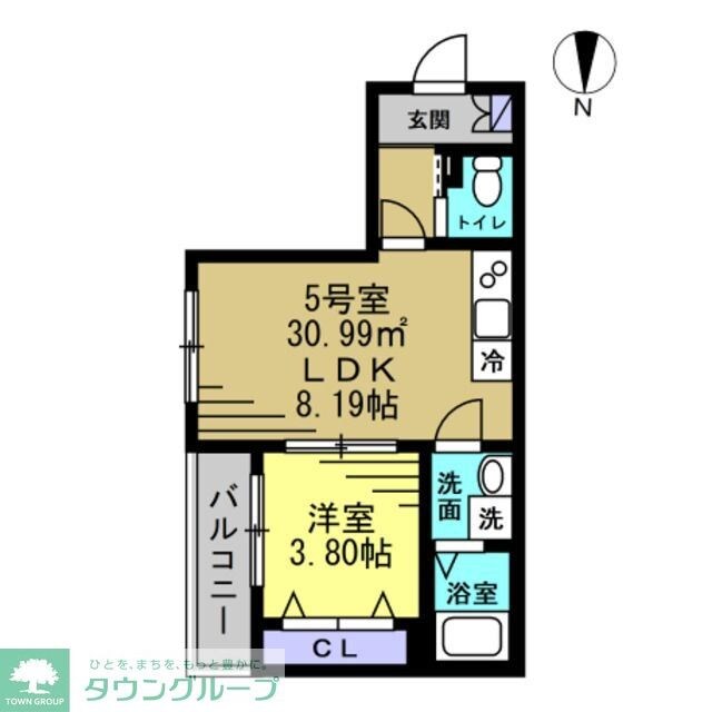 HFR蘇我 A棟の物件間取画像
