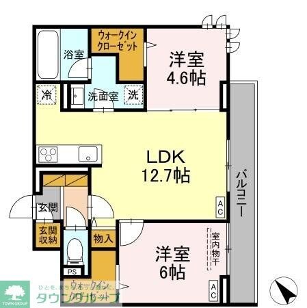 セレミュウの物件間取画像