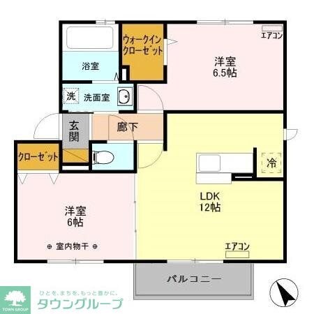 リヴェールの物件間取画像