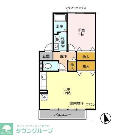 メイヒルズの物件間取画像