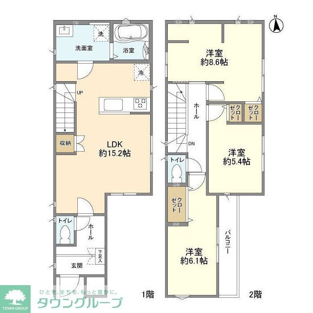 Kolet六実#05の物件間取画像