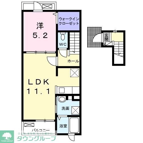 リヴェール 牧の原の物件間取画像