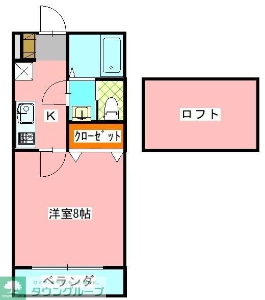 メルローズプレイスIIの物件間取画像