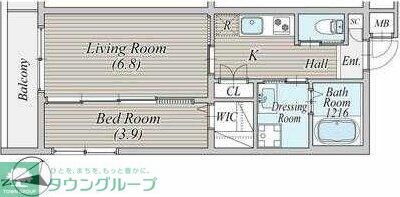 CLIVIA市川大門通りの物件間取画像