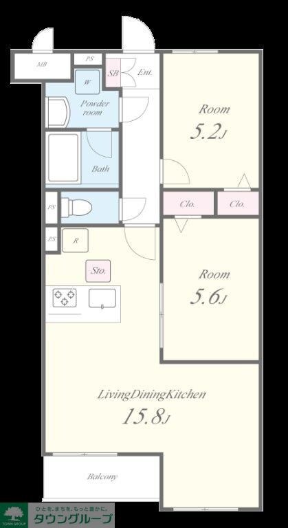 Theios son(テイオス サン)の物件間取画像