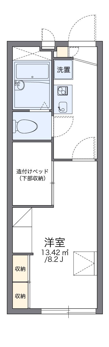 レオパレスウィルの物件間取画像