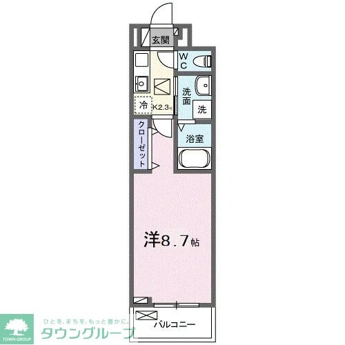 メルヴェーユ七里の物件間取画像