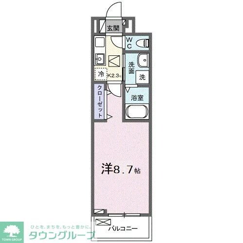 メルヴェーユ七里の物件間取画像