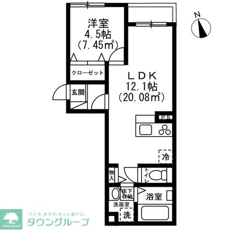 Camellia Houseの物件間取画像