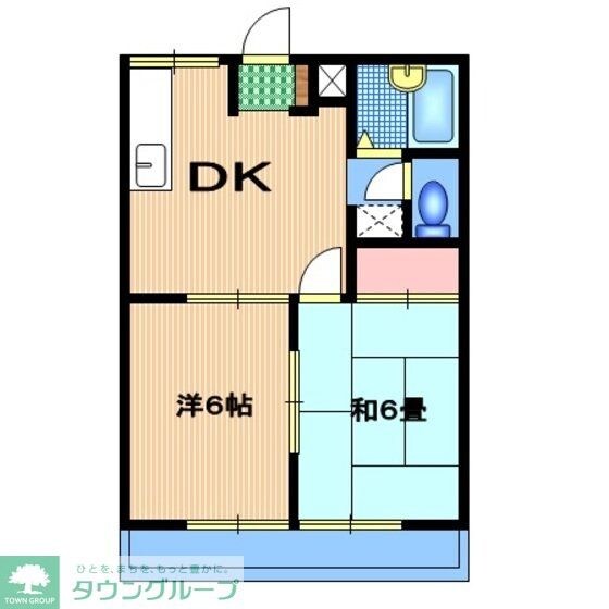 ハイツ原田の物件間取画像