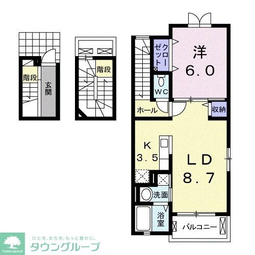 comfort Kの物件間取画像