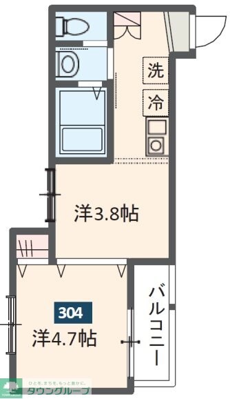 MELDIA大和田IIIの物件間取画像