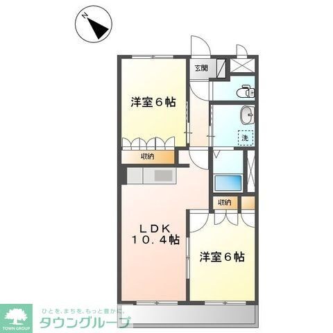 コンフォースさくらの物件間取画像