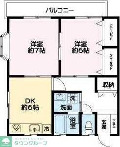 レオ・メリーハイツの物件間取画像
