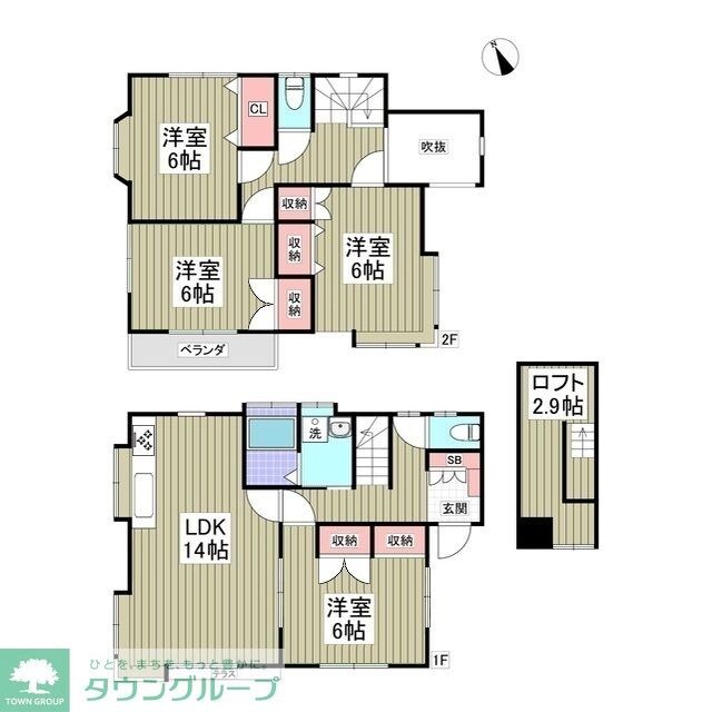 リブレス南町戸建の物件間取画像