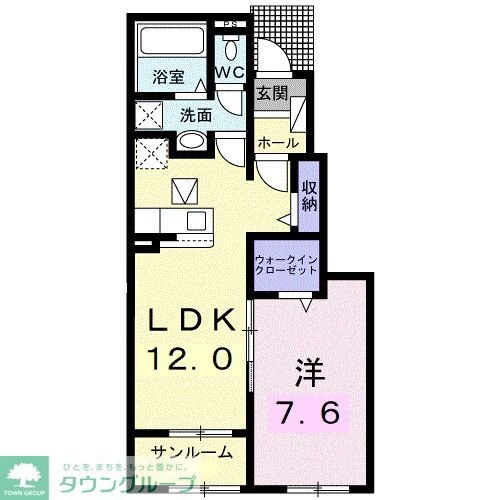 シャトー・グリーンIIIの物件間取画像