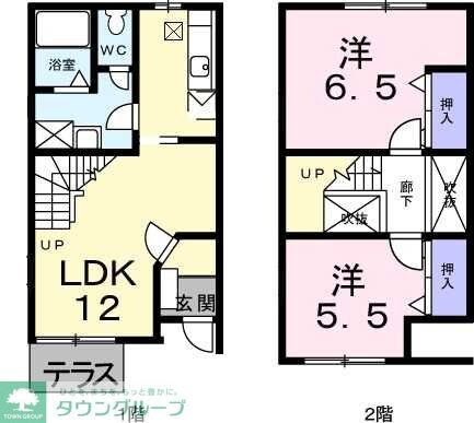 ディアコートの物件間取画像