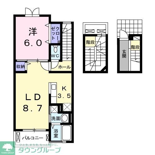 comfort Kの物件間取画像