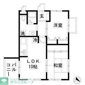 サン・アップマンションの物件間取画像
